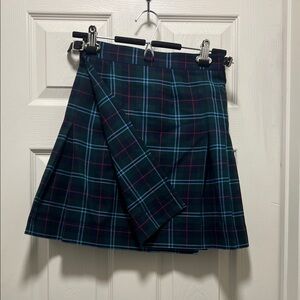 Appleby shirts Plaid Women's Skirt - Blue and Red